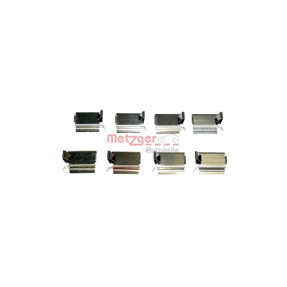 Zubeh&ouml;rsatz, Scheibenbremsbelag METZGER 109-1820 f&uuml;r, Hinterachse