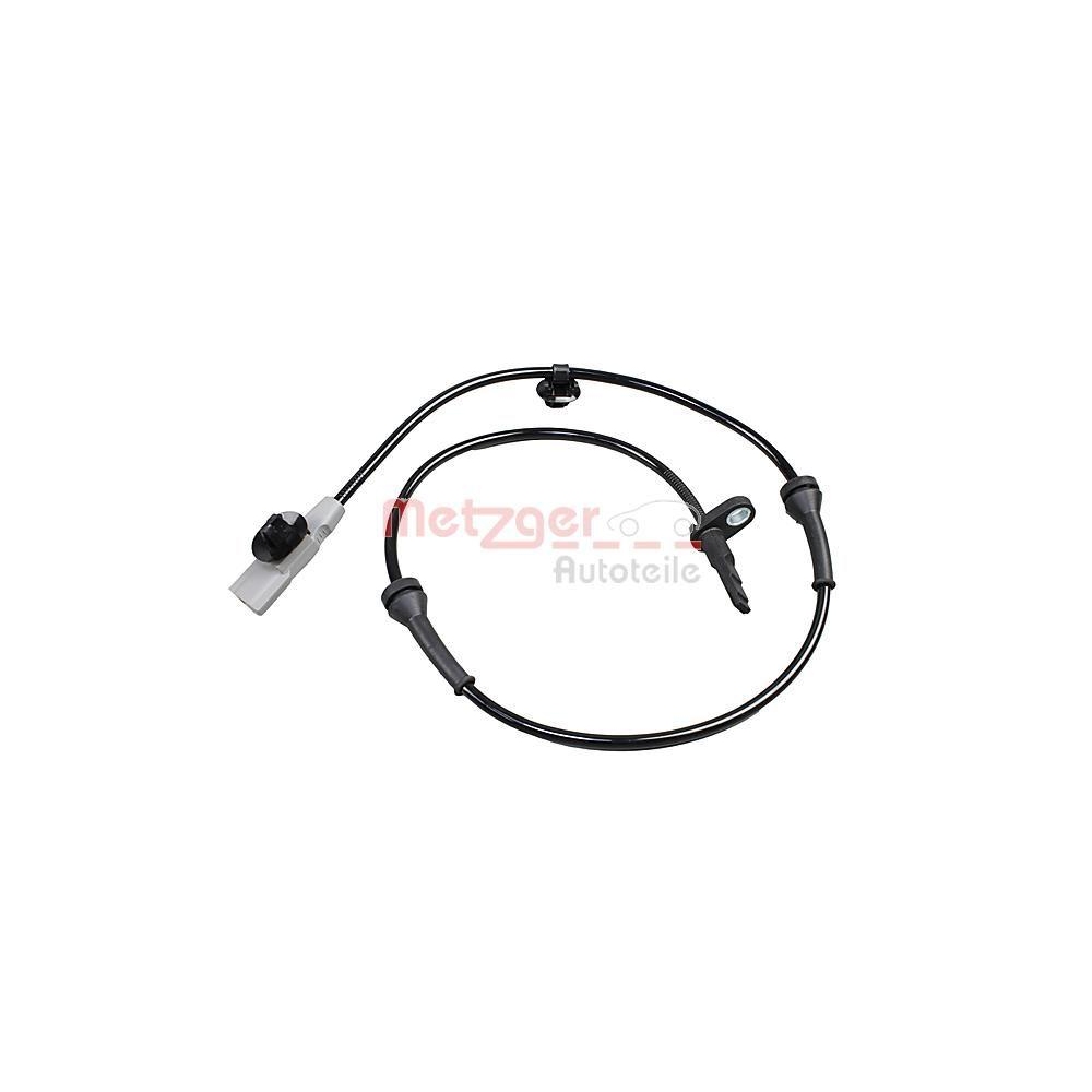 Sensor, Raddrehzahl METZGER 09001406 f&uuml;r NISSAN, Vorderachse
