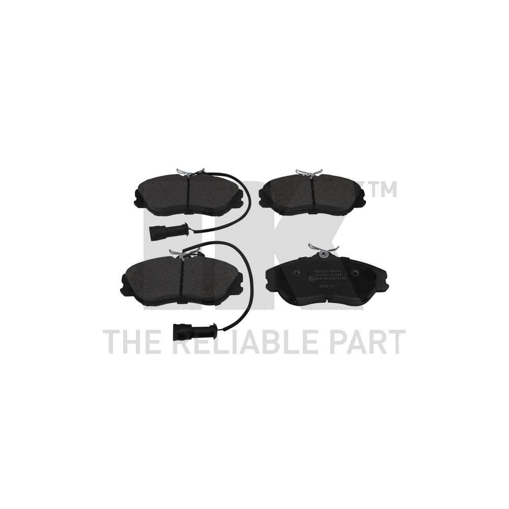 Bremsbelagsatz, Scheibenbremse NK 224722 f&uuml;r AUDI SEAT SKODA VW, Vorderachse