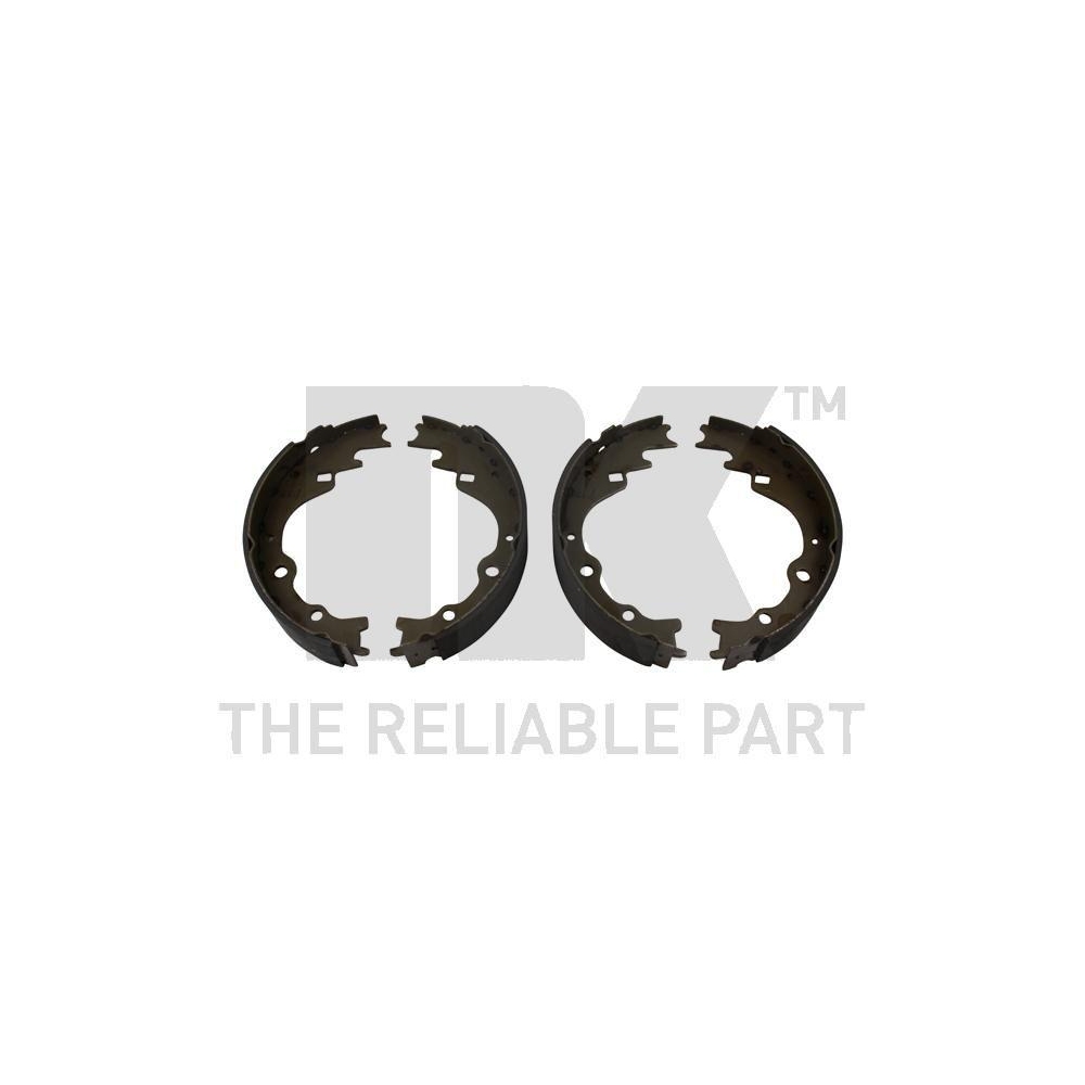 Bremsbackensatz NK 2732461 f&uuml;r MAZDA KIA ASIA MOTORS, Hinterachse