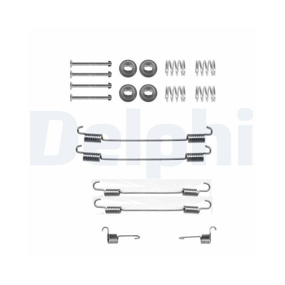 DELPHI LY1225 Zubehörsatz, Bremsbacken für, Hinterachse