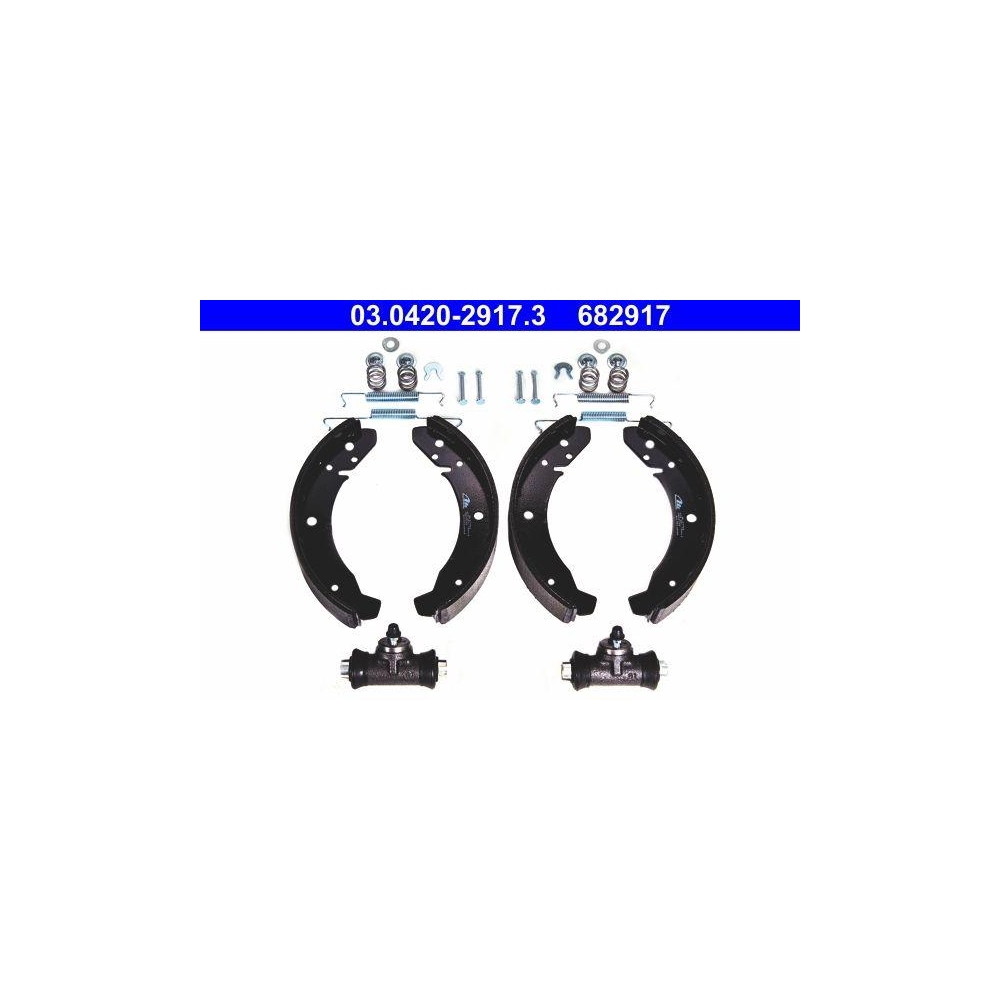 Bremsbackensatz ATE 03.0420-2917.3 Original ATE Kit f&uuml;r, Hinterachse