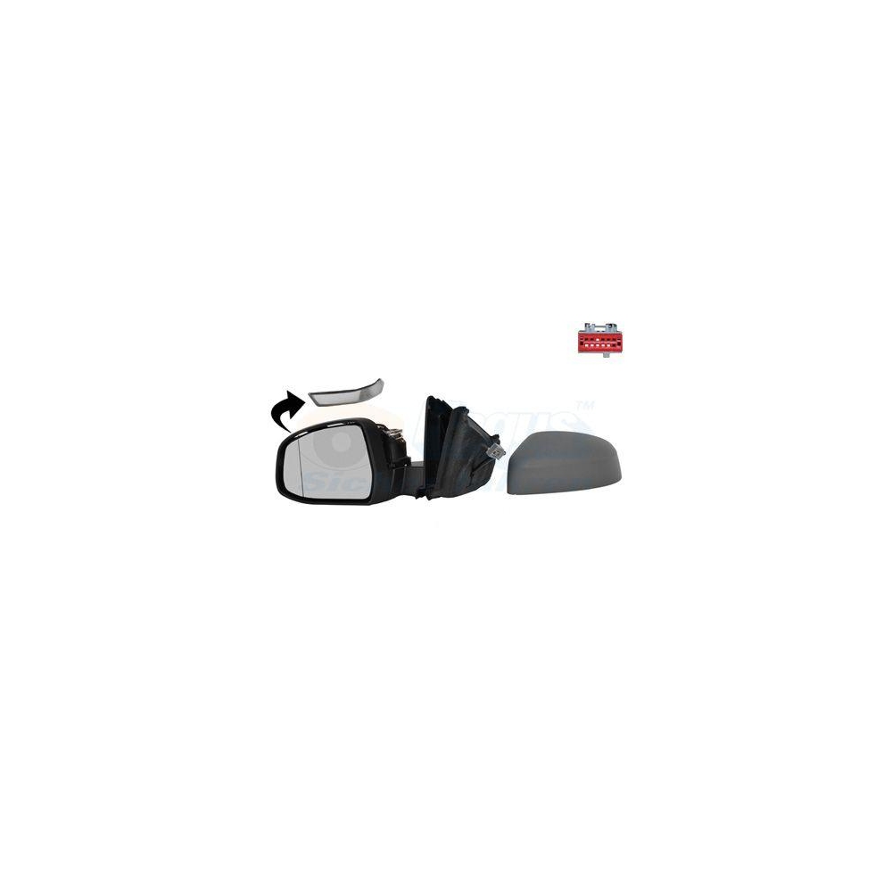 Außenspiegel VAN WEZEL 1882807 * HAGUS * für FORD, links