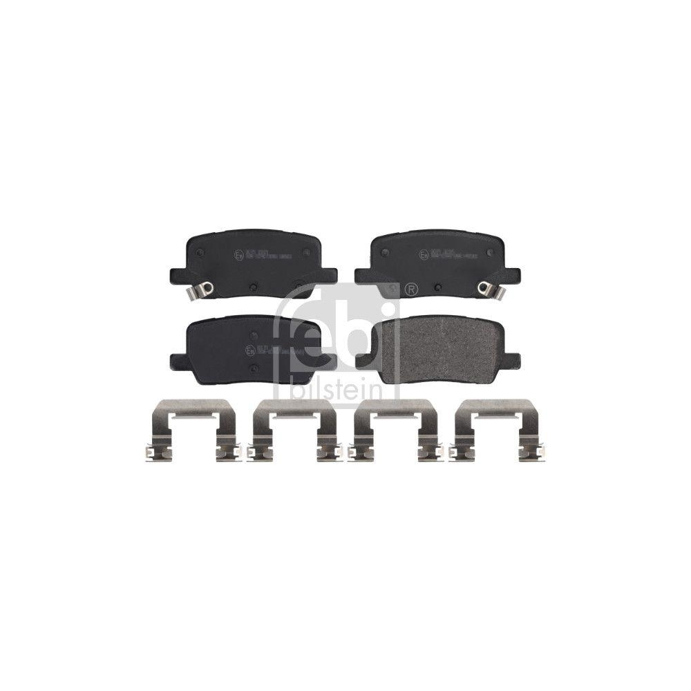 FEBI BILSTEIN Bremsbelagsatz, Scheibenbremse 183715 f&uuml;r TESLA, Hinterachse