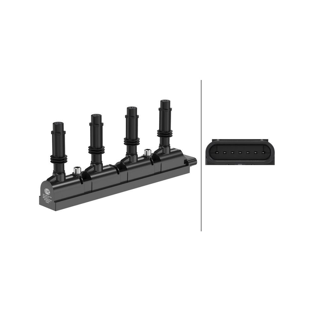 HELLA Zündspule 5DA 358 000-341 für OPEL VAUXHALL CHEVROLET DAEWOO HITACHI BUICK