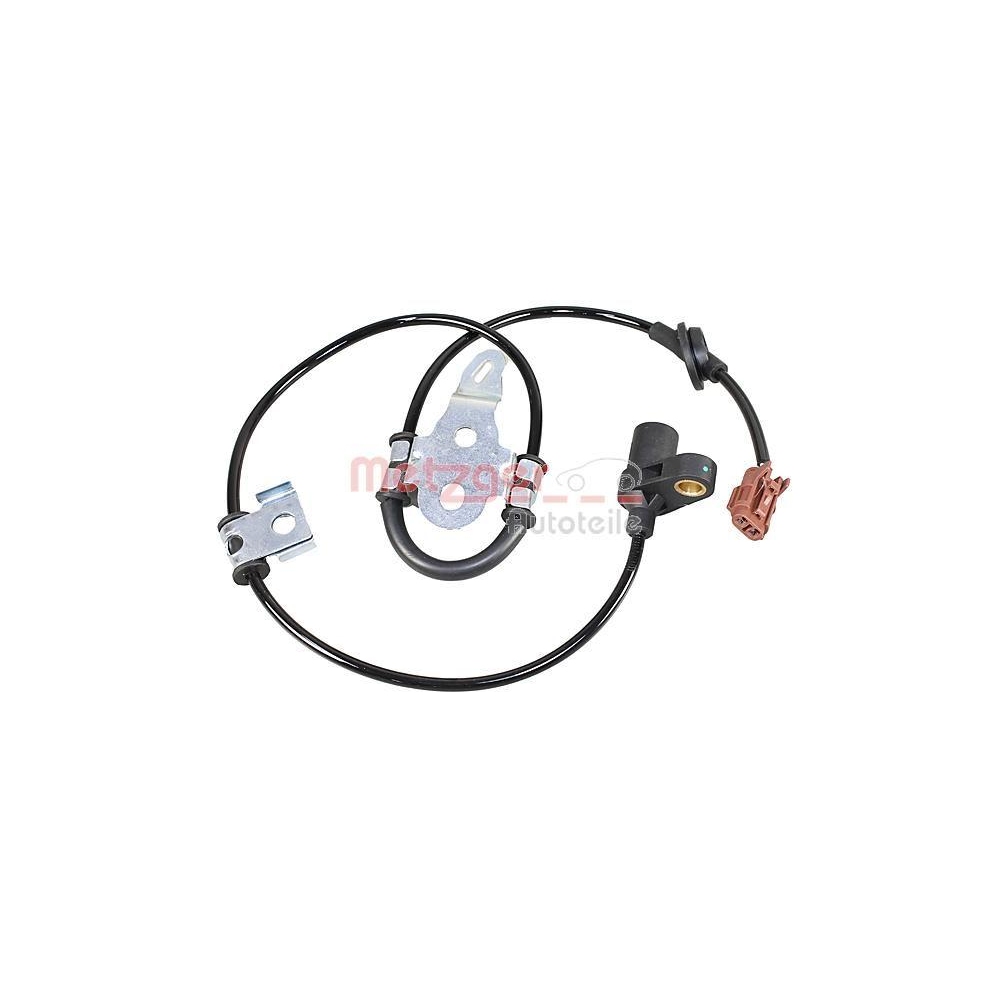 Sensor, Raddrehzahl METZGER 09001410 f&uuml;r SUBARU, Vorderachse rechts