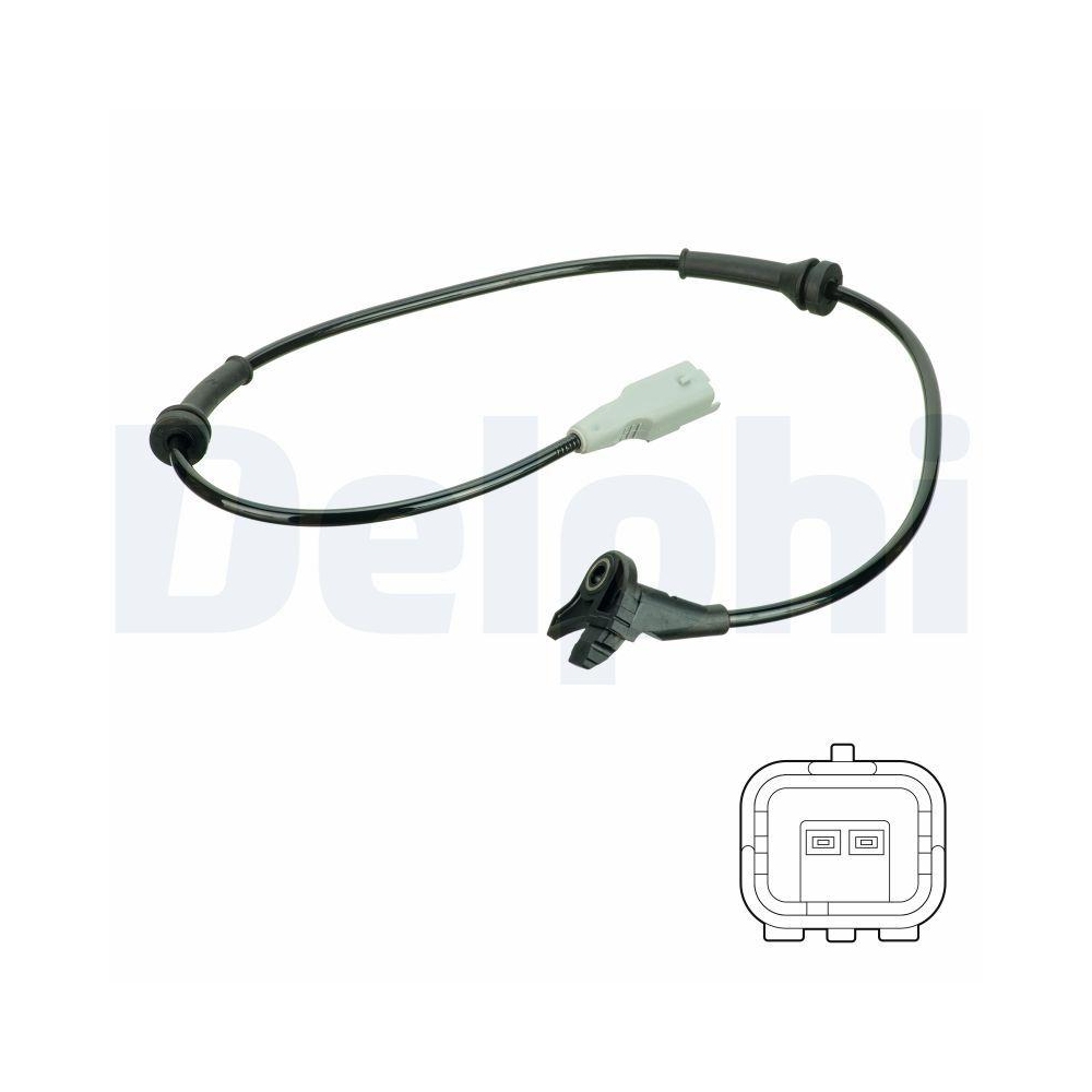 DELPHI SS20745 Sensor, Raddrehzahl für CITROËN PEUGEOT DS, Vorderachse