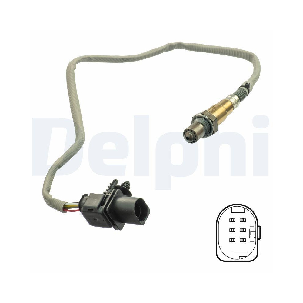 Lambdasonde DELPHI ES21092-12B1 für FORD FORD ASIA & OCEANIA, vor Katalysator