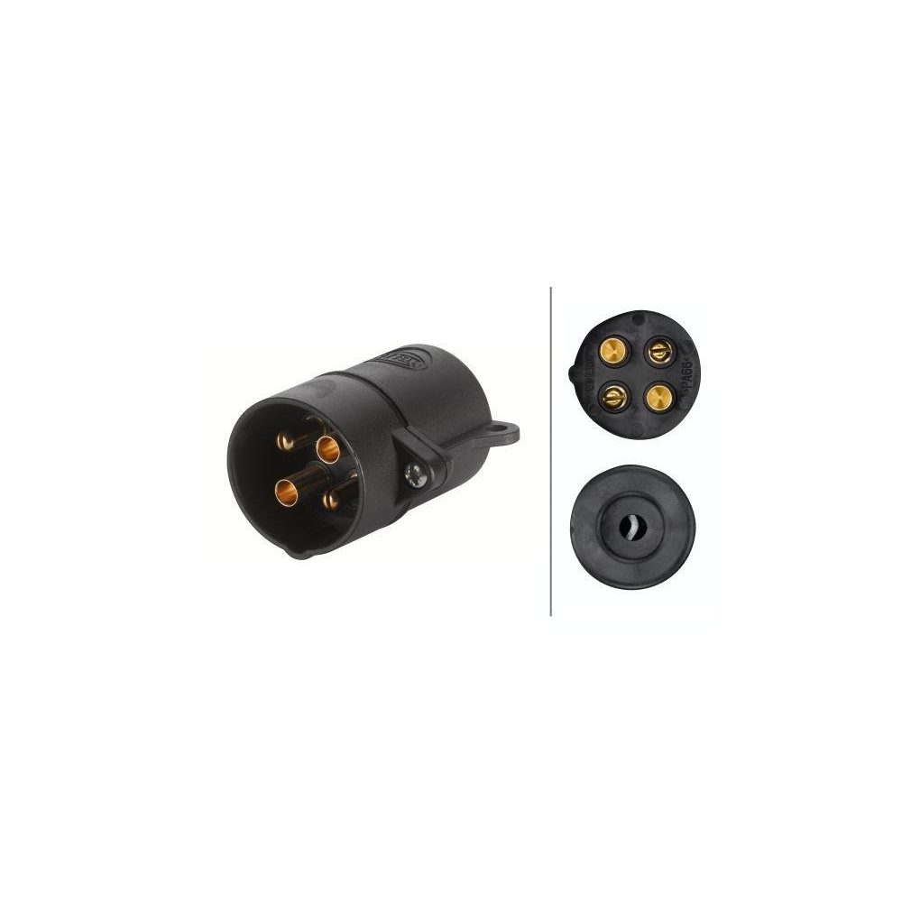 HELLA Stecker 8JA 001 920-011 für AEBI MAN SCANIA FAUN JAEGER CASE IH LIEBHERR