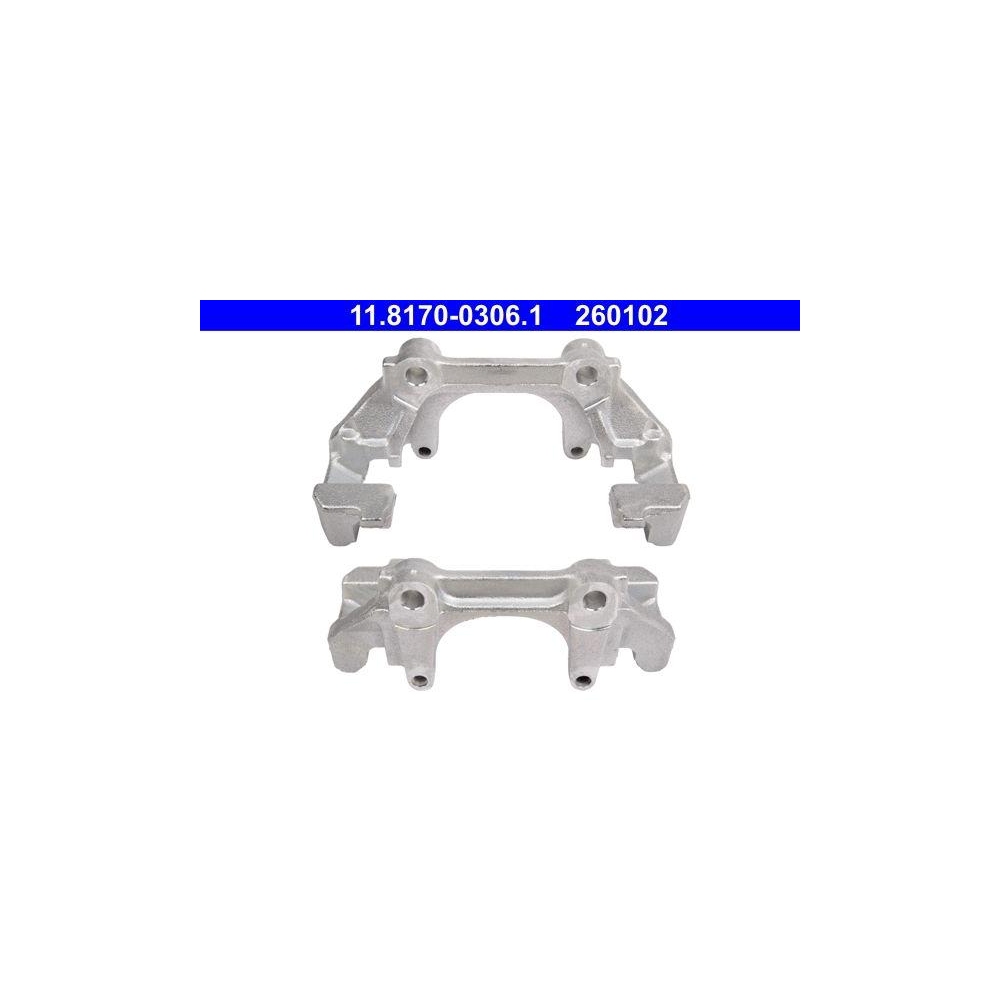 Halter, Bremssattel ATE 11.8170-0306.1 f&uuml;r SEAT SKODA VAG, Vorderachse