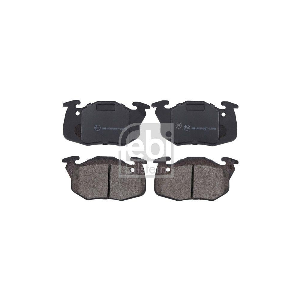 FEBI BILSTEIN Bremsbelagsatz, Scheibenbremse 16192 f&uuml;r CITRO&Euml;N PEUGEOT RENAULT