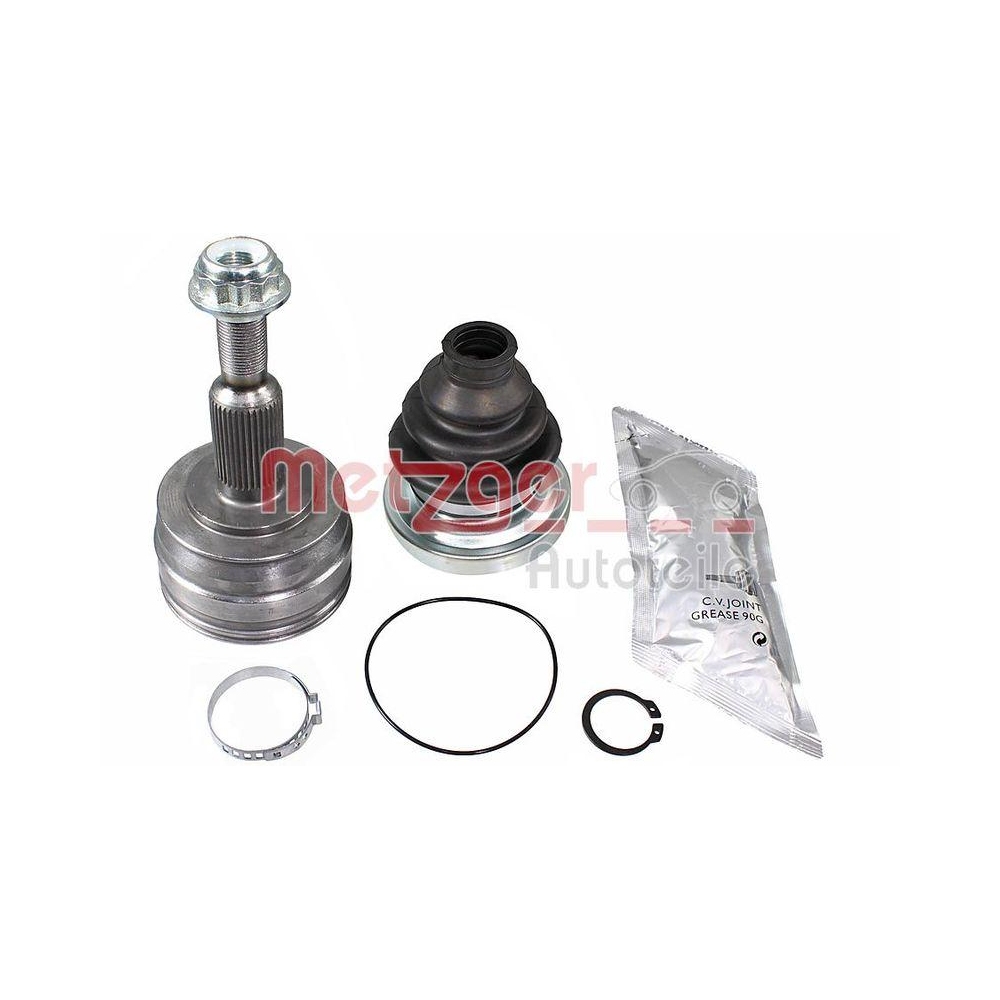 Gelenksatz, Antriebswelle METZGER 7110230 f&uuml;r VW, Hinterachse links, radseitig