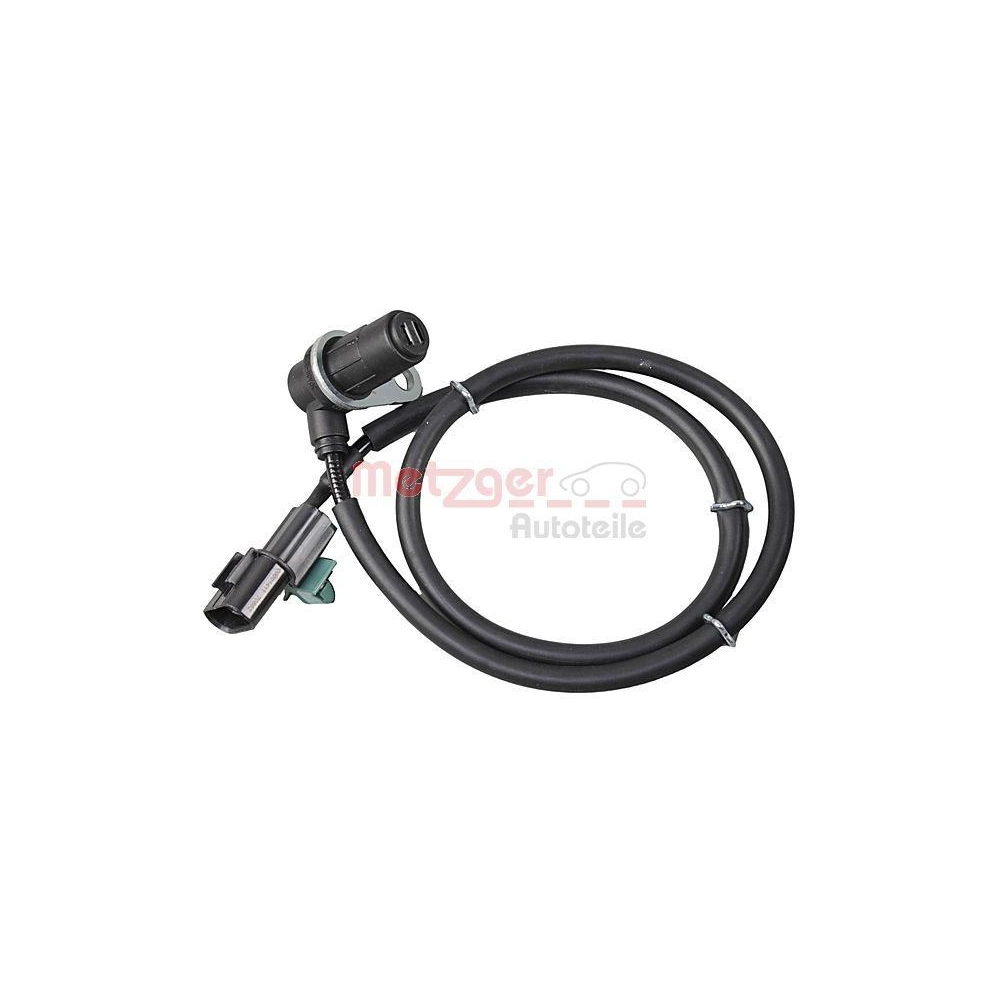 Sensor, Raddrehzahl METZGER 09001411 f&uuml;r MITSUBISHI, Hinterachse links