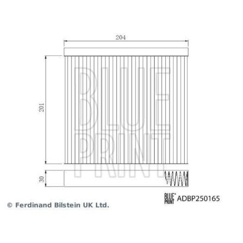 BLUE PRINT ADBP250165 Filter, Innenraumluft f&uuml;r GREAT WALL HAVAL WEY TANK