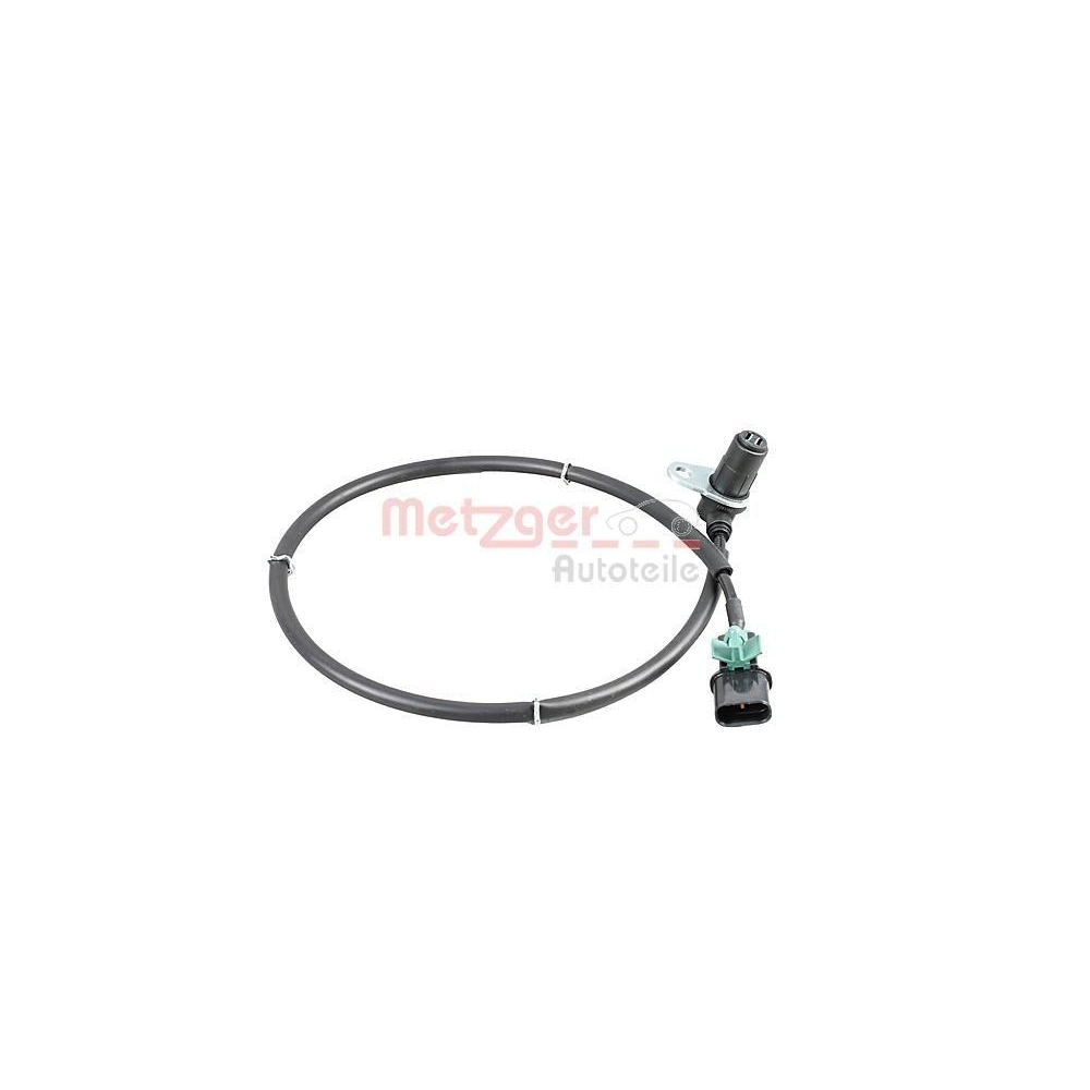Sensor, Raddrehzahl METZGER 09001412 f&uuml;r MITSUBISHI, Hinterachse rechts