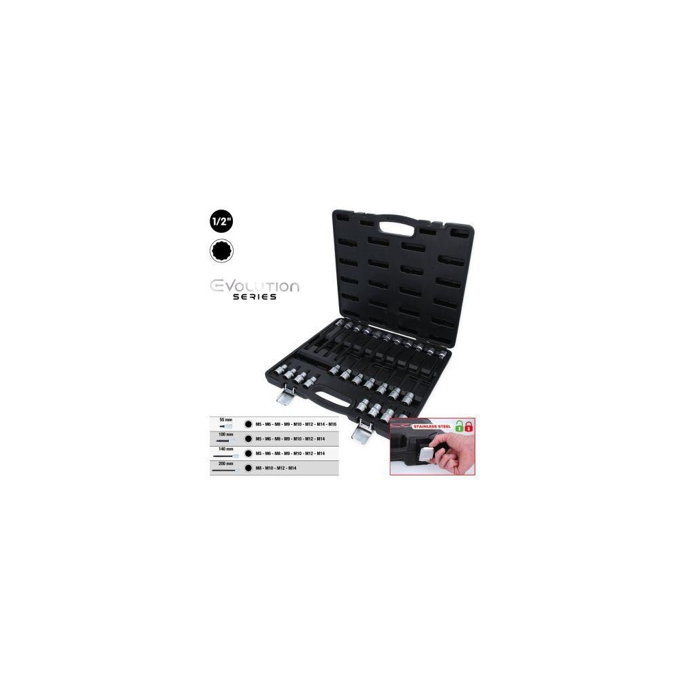 Steckschlüsselsatz KS TOOLS 911.4540 für