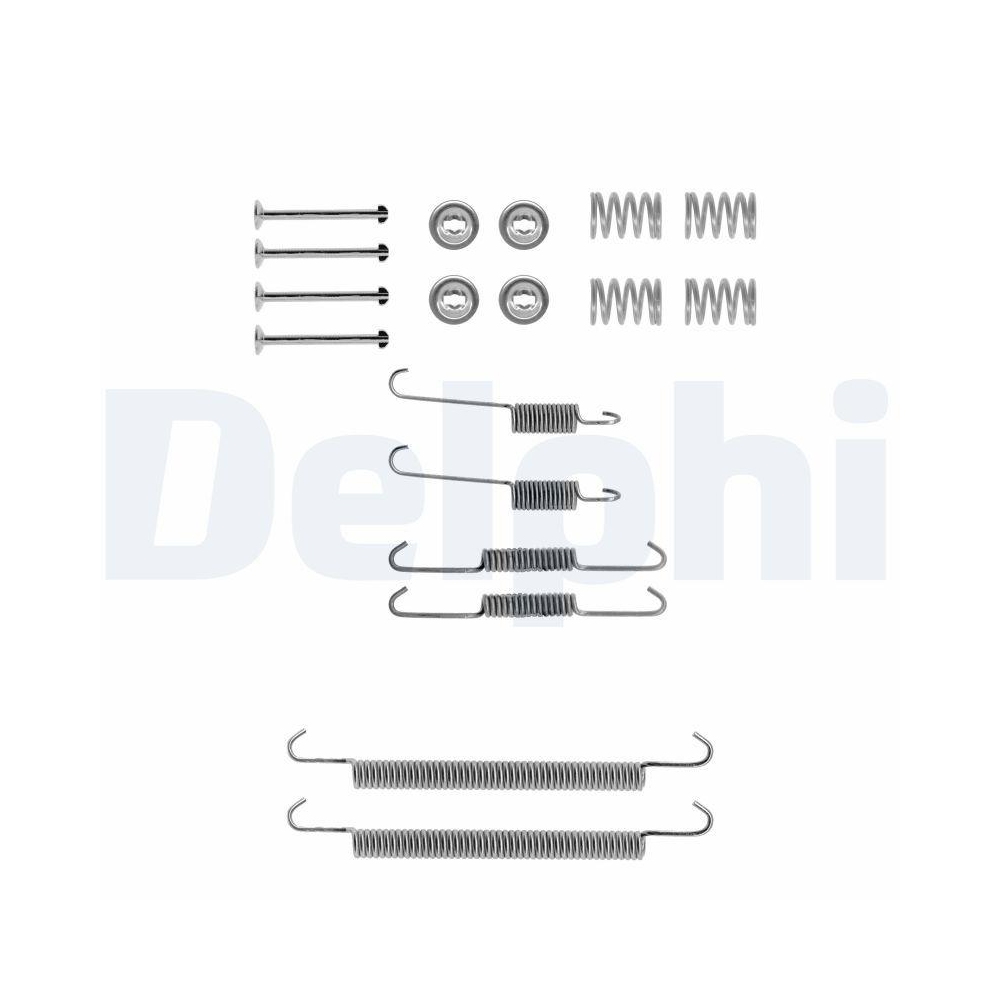 DELPHI LY1232 Zubeh&ouml;rsatz, Bremsbacken f&uuml;r, Hinterachse