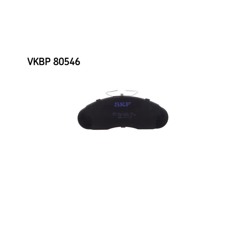 Bremsbelagsatz, Scheibenbremse SKF VKBP 80546 A f&uuml;r NISSAN INFINITI, Vorderachse