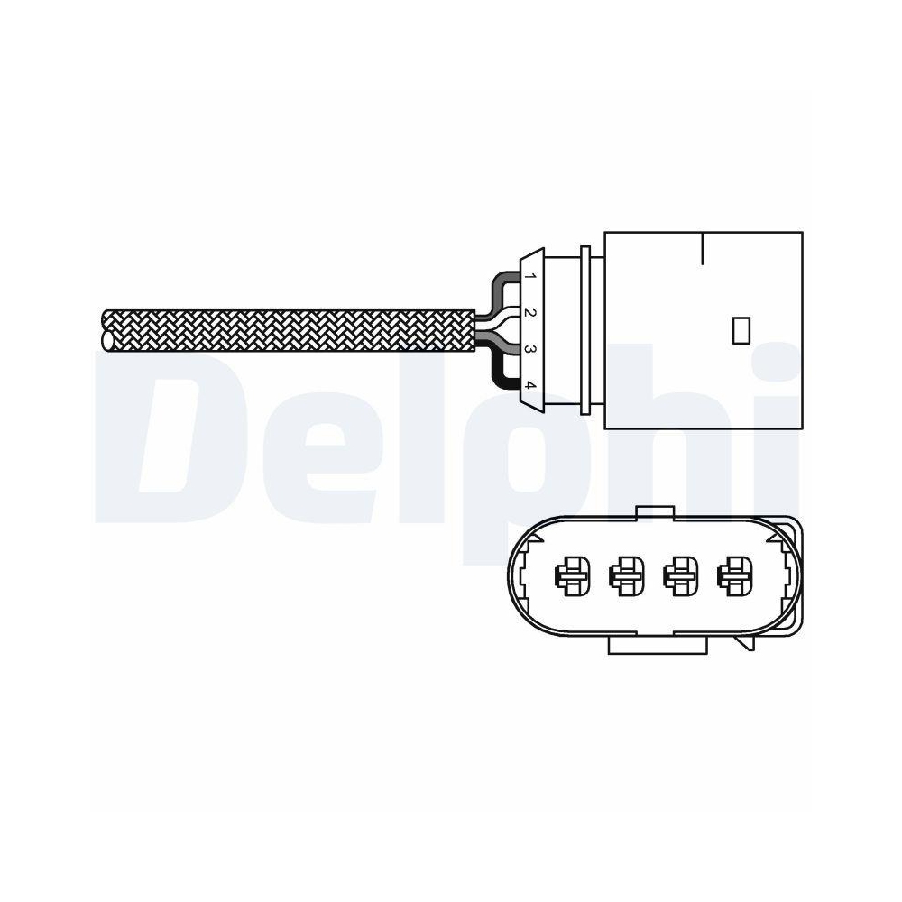 DELPHI ES20285-12B1 Lambdasonde f&uuml;r AUDI SKODA VW, vor Katalysator