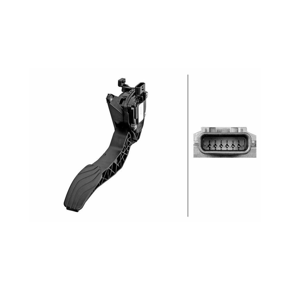 HELLA Sensor, Fahrpedalstellung 6PV 312 442-001 f&uuml;r MITSUBISHI NISSAN