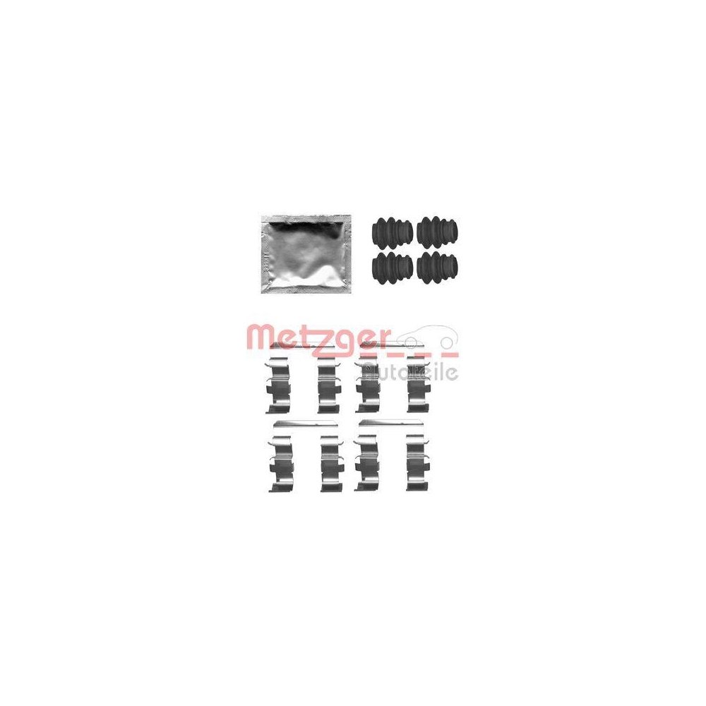 Zubeh&ouml;rsatz, Scheibenbremsbelag METZGER 109-1831 f&uuml;r, Hinterachse