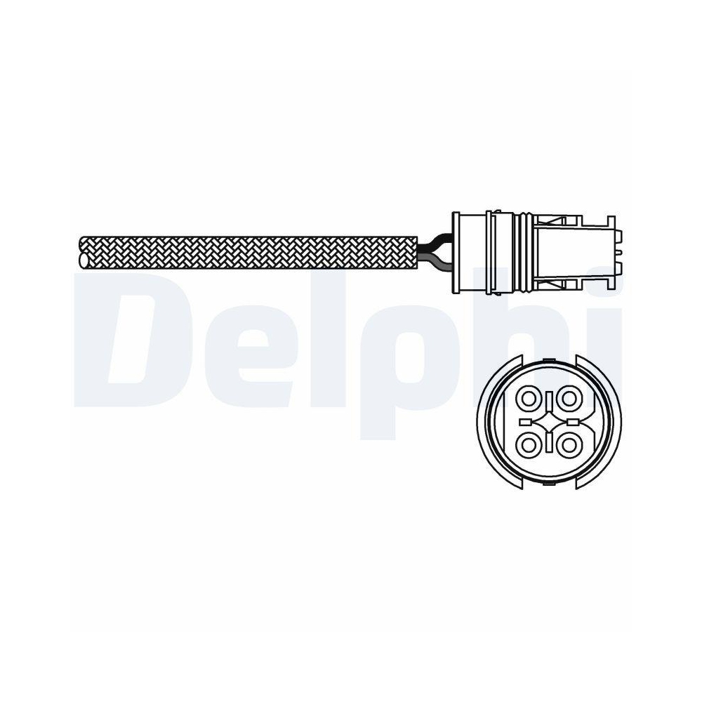 DELPHI ES20288-12B1 Lambdasonde f&uuml;r MERCEDES-BENZ, vor Katalysator