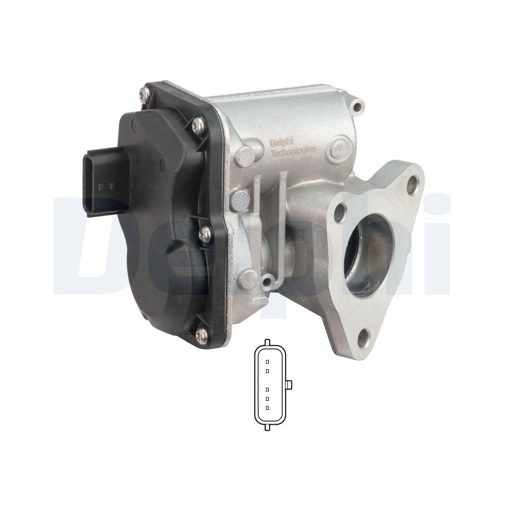 DELPHI EG10557-12B1 AGR-Ventil f&uuml;r NISSAN INFINITI, oben, unten