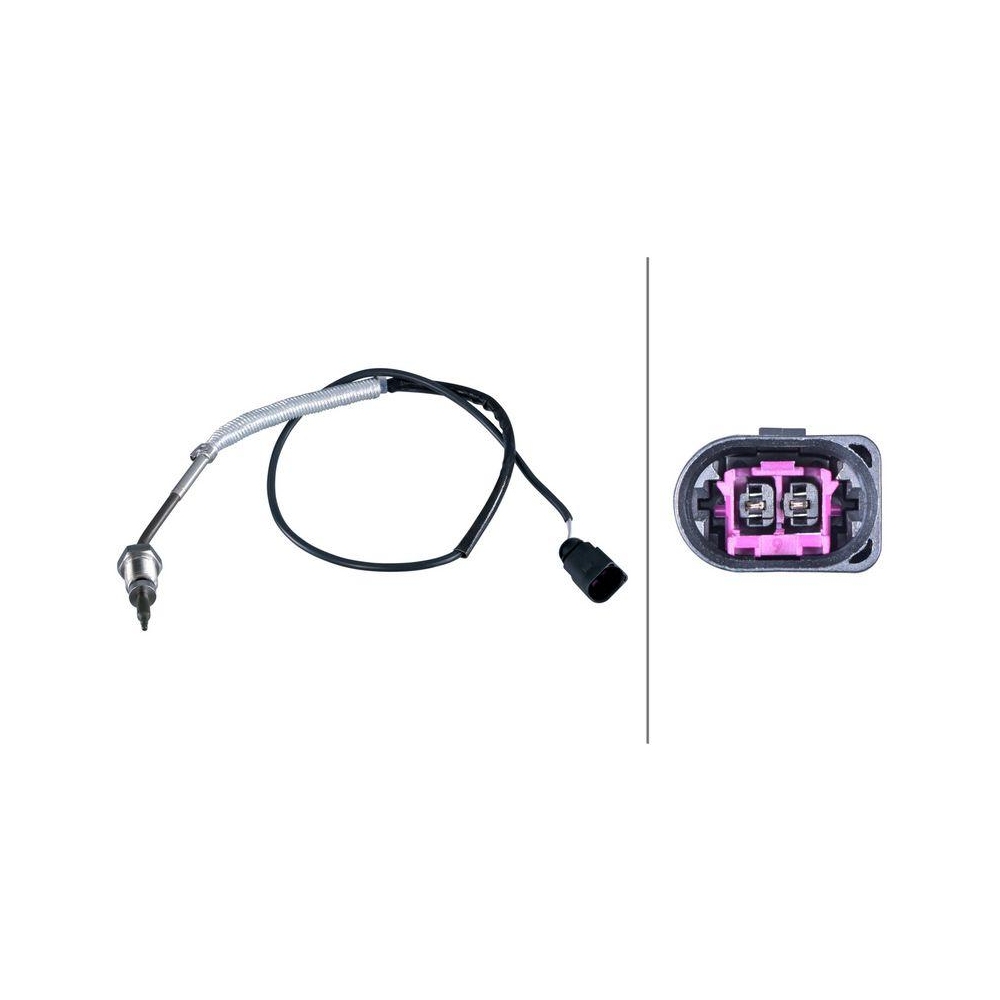 HELLA Sensor, Abgastemperatur 6PT 014 494-261 f&uuml;r AUDI SEAT SKODA VW HITACHI