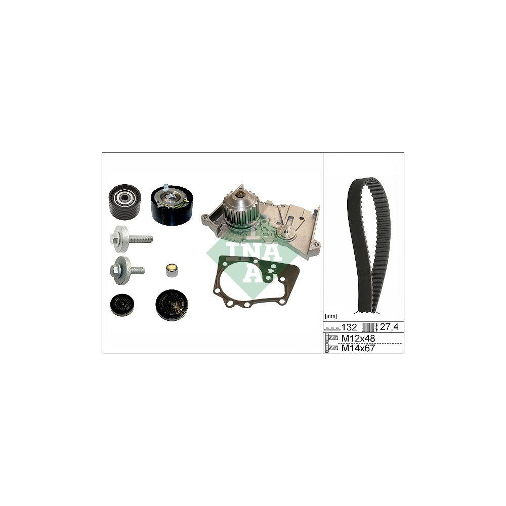 Wasserpumpe + Zahnriemensatz Schaeffler INA 530 0639 30 f&uuml;r RENAULT DACIA