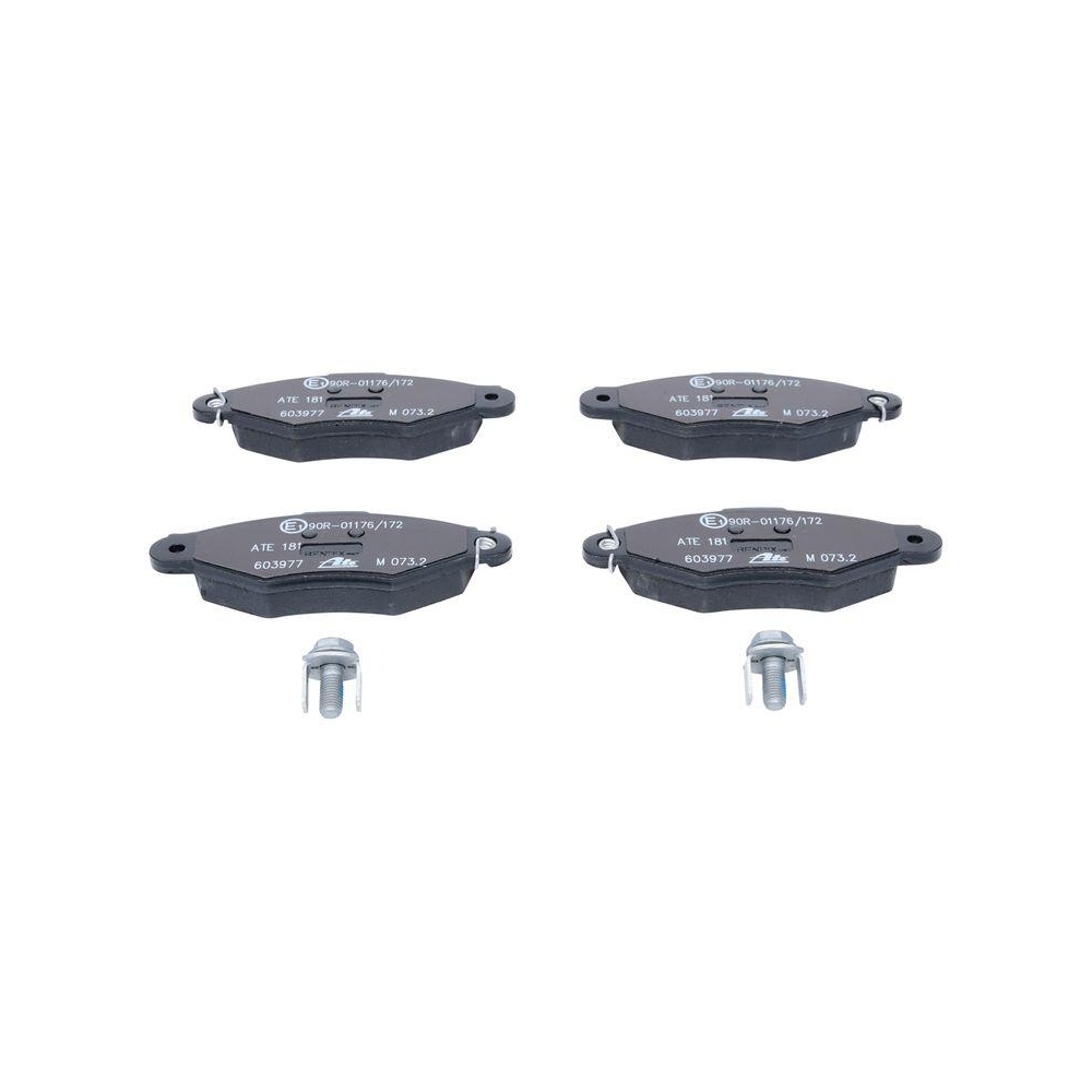 Bremsbelagsatz, Scheibenbremse ATE 13.0460-3977.2 f&uuml;r CITRO&Euml;N NISSAN RENAULT