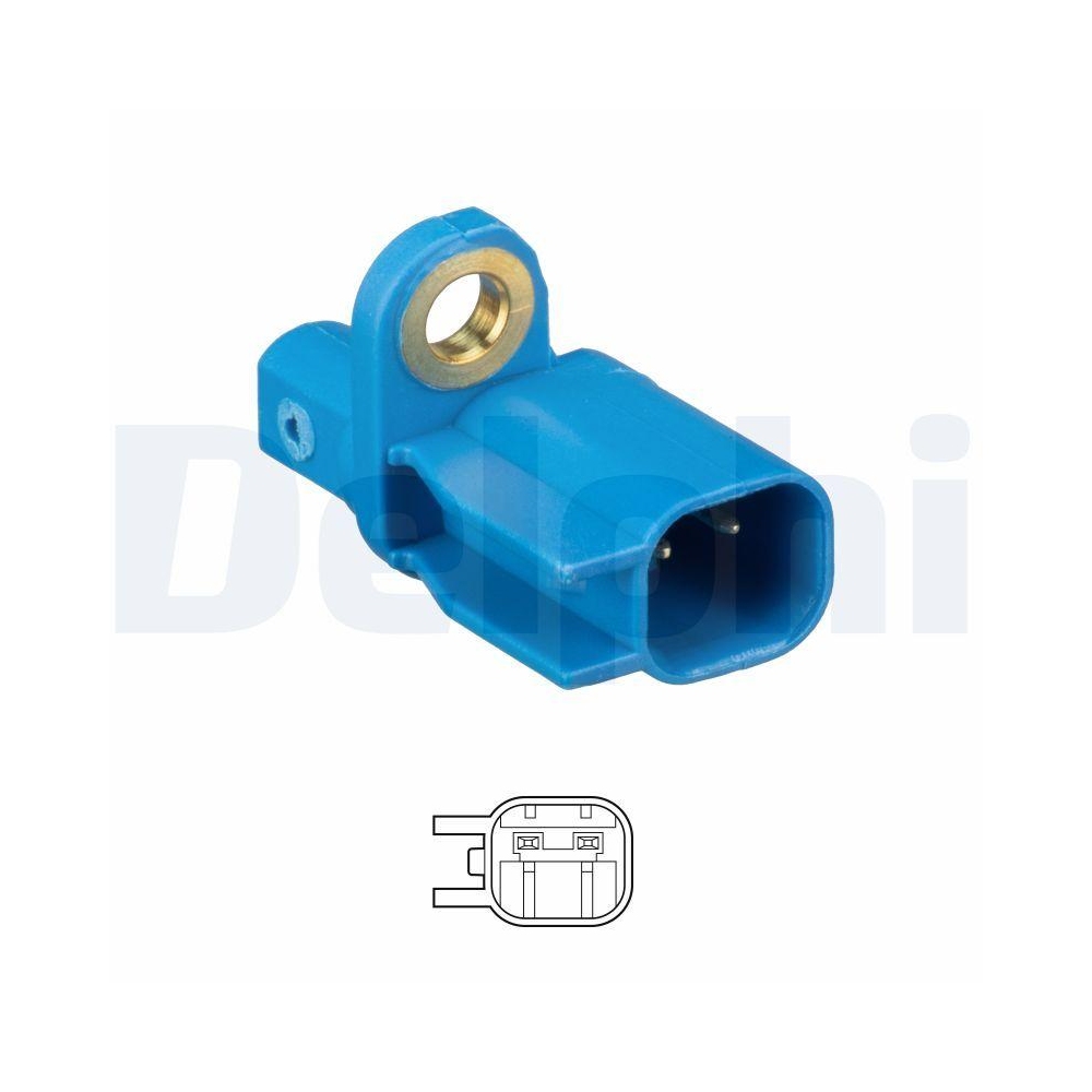 DELPHI SS20607 Sensor, Raddrehzahl f&uuml;r VOLVO, Hinterachse