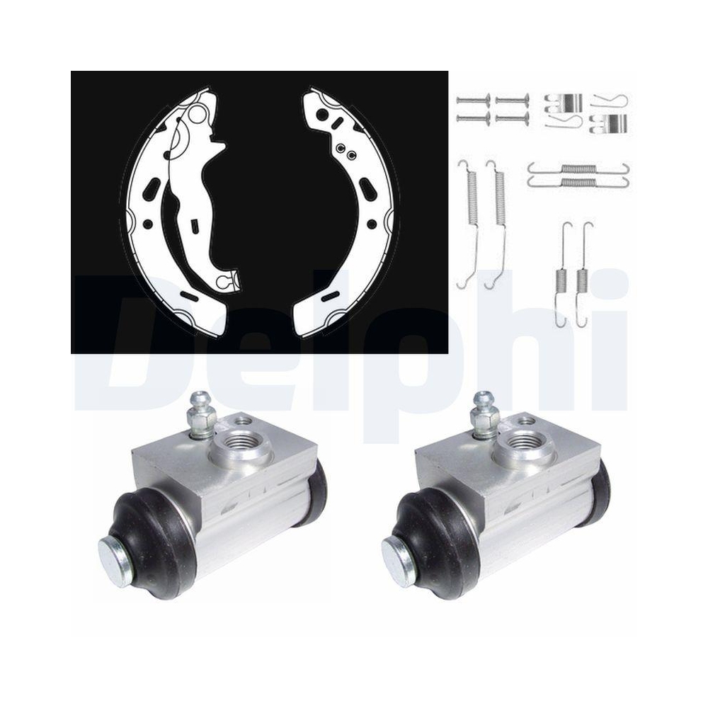 DELPHI KP1131 Bremsbackensatz für, Hinterachse