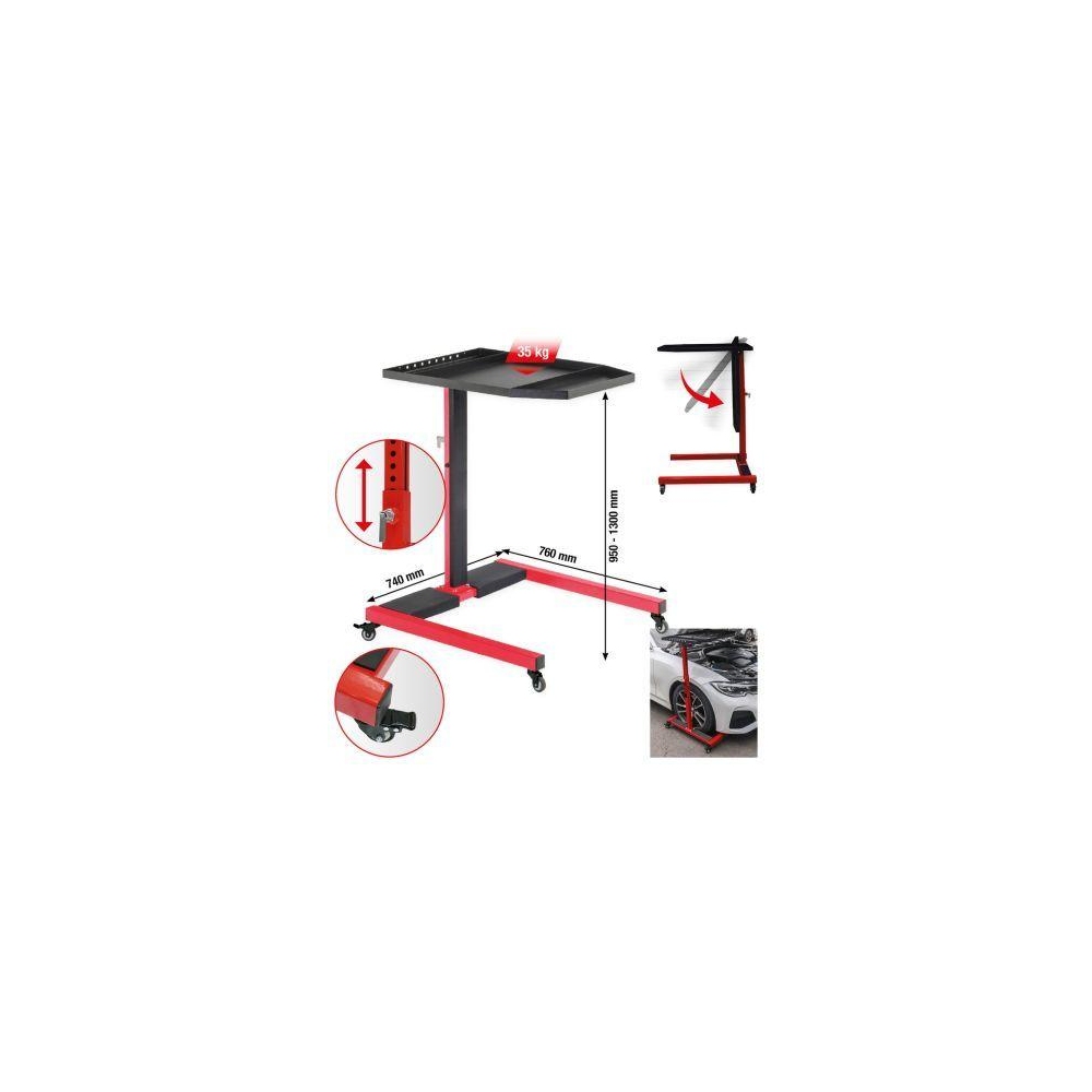 Scheiben-Ablagetisch KS TOOLS 160.0215 für