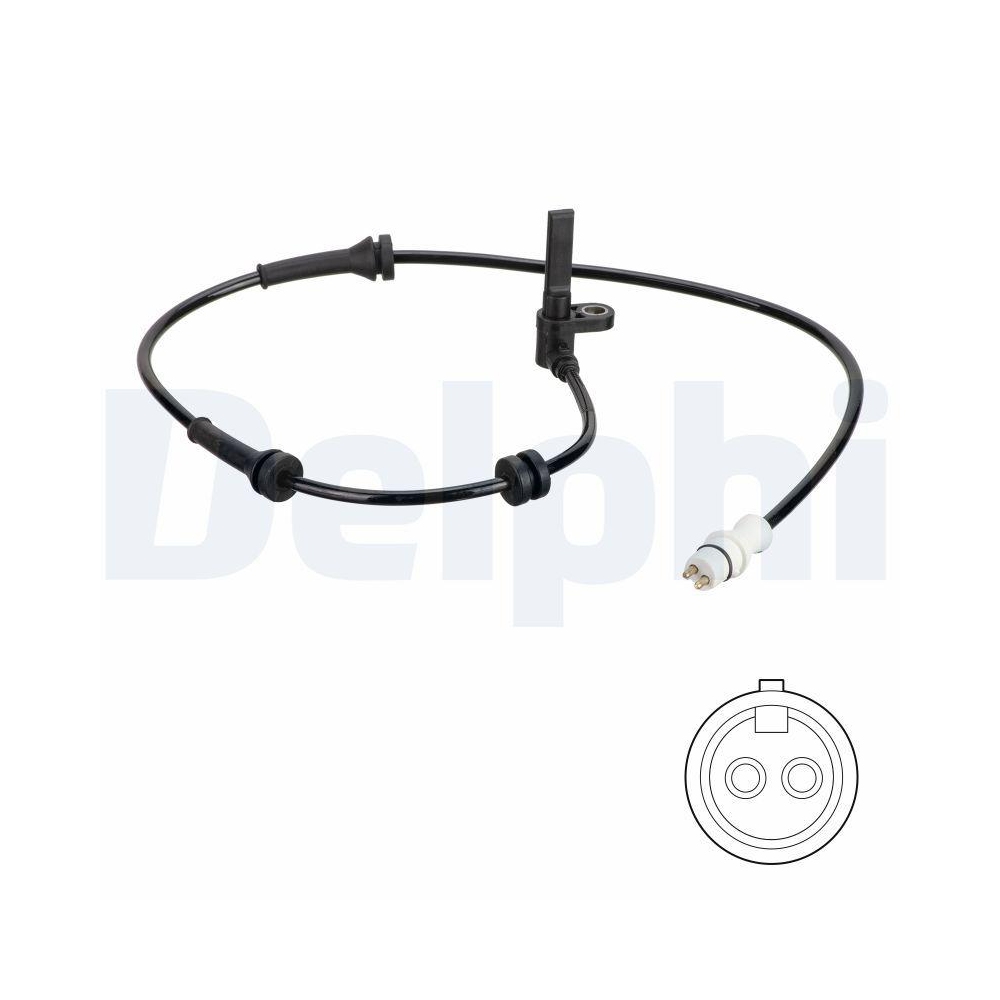 DELPHI SS20783 Sensor, Raddrehzahl f&uuml;r FIAT, Vorderachse rechts