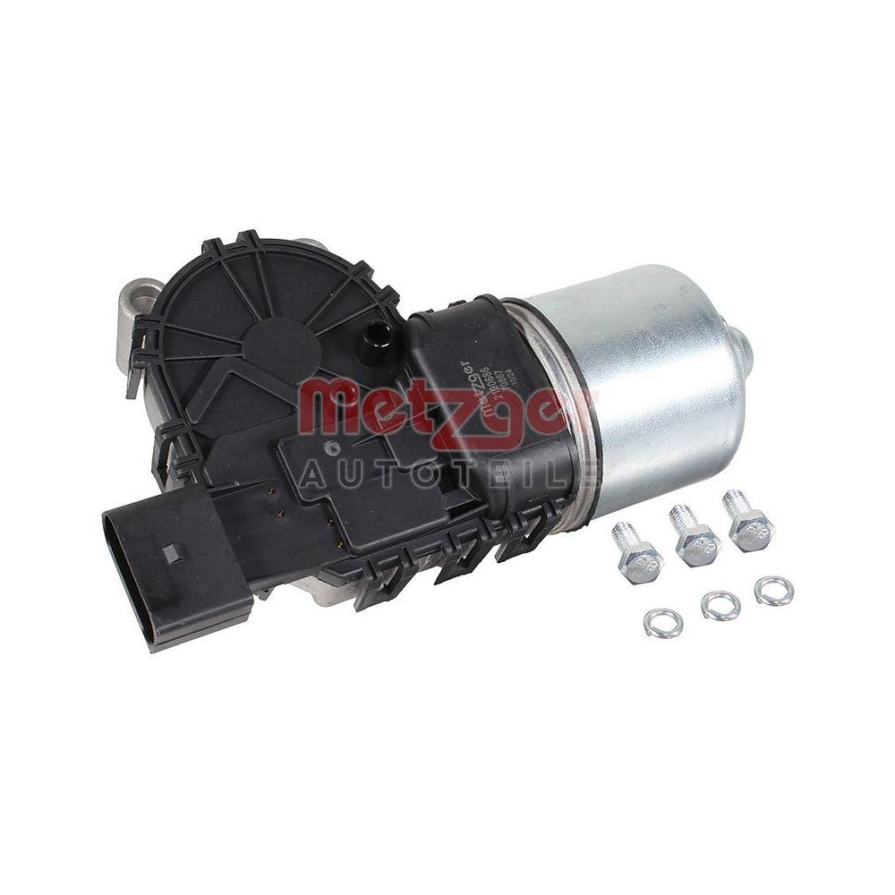 Wischermotor METZGER 2190686 für SEAT SKODA VW, vorne