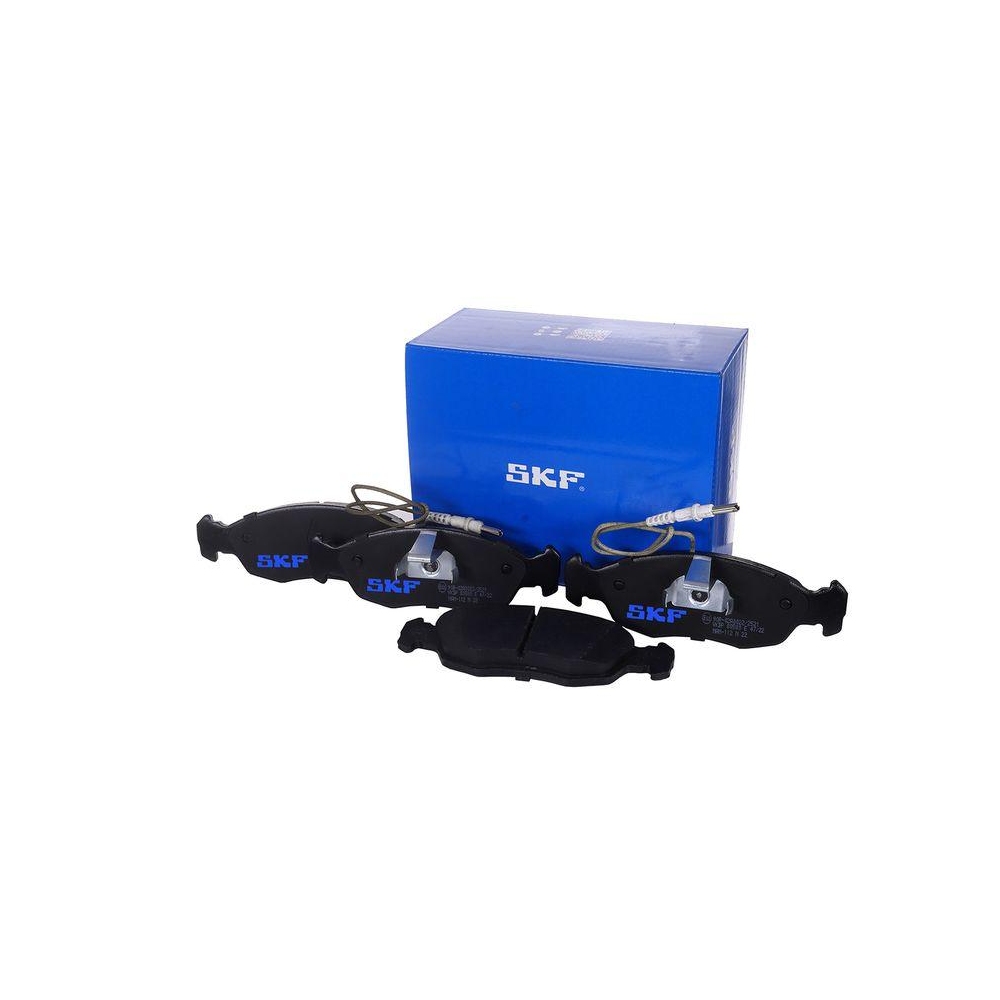 Bremsbelagsatz, Scheibenbremse SKF VKBP 80580 E f&uuml;r CITRO&Euml;N PEUGEOT, Vorderachse