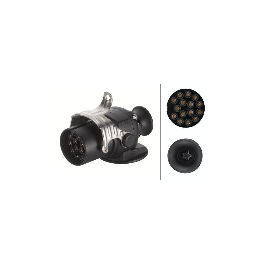 HELLA Stecker 8JA 007 241-021 für AEBI SCANIA JAEGER WEIRO PLAXTON VDL