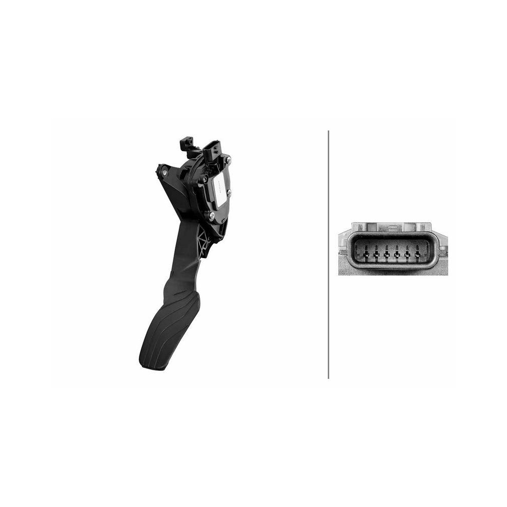 HELLA Sensor, Fahrpedalstellung 6PV 312 450-021 f&uuml;r MITSUBISHI NISSAN (DFAC)