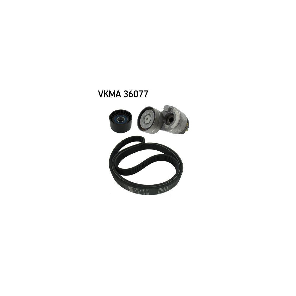 Keilrippenriemensatz SKF VKMA 36077 f&uuml;r MITSUBISHI NISSAN OPEL RENAULT VAUXHALL