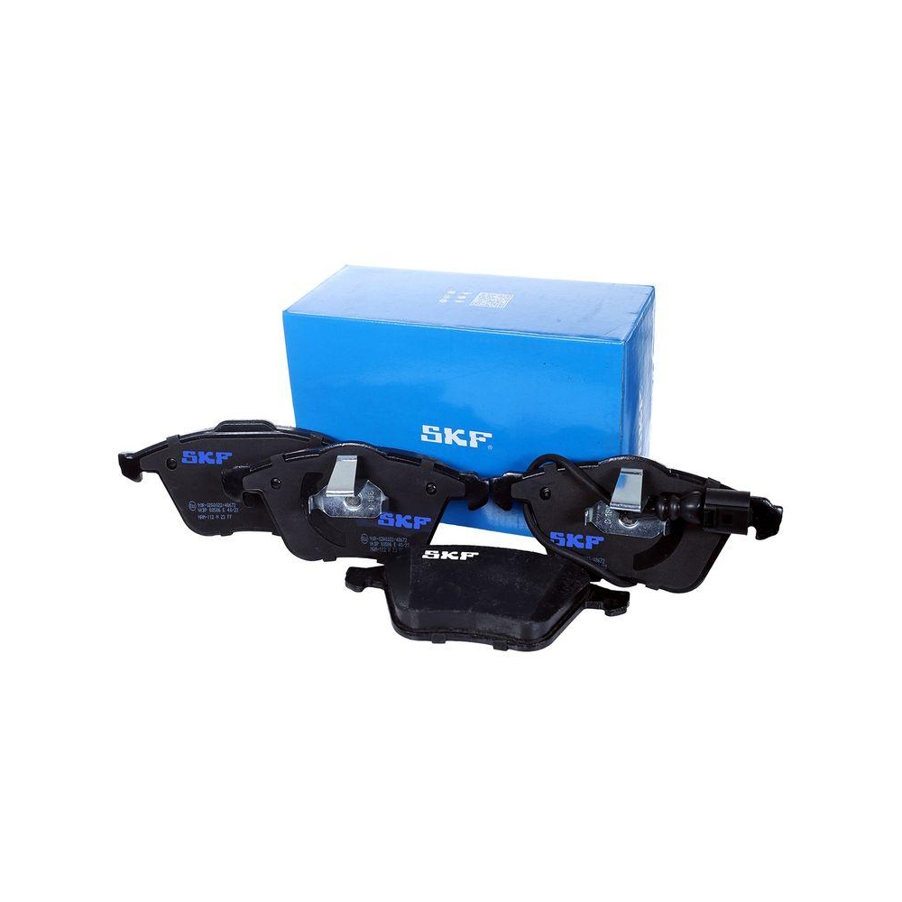 Bremsbelagsatz, Scheibenbremse SKF VKBP 80586 E f&uuml;r AUDI SEAT VW, Vorderachse