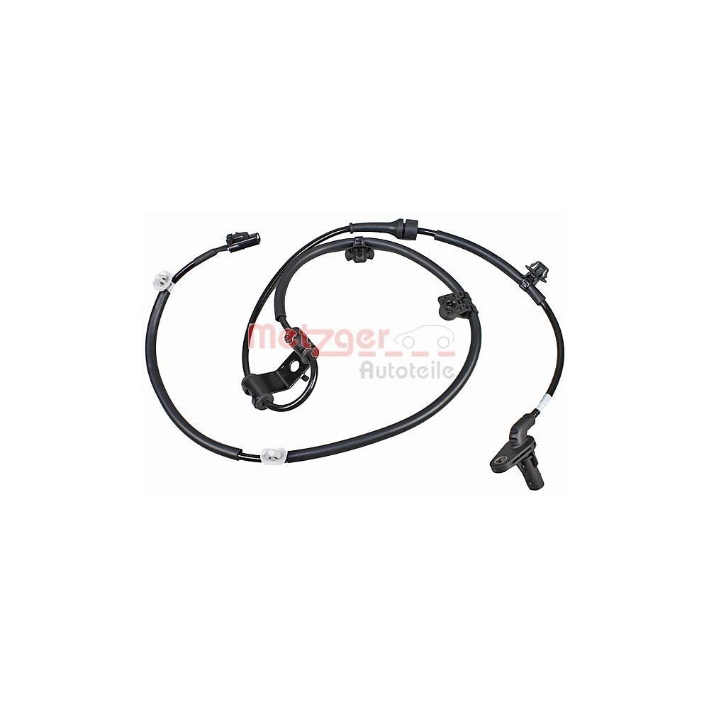 Sensor, Raddrehzahl METZGER 09001422 f&uuml;r HYUNDAI KIA, Vorderachse links