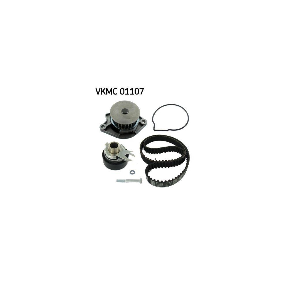 Wasserpumpe + Zahnriemensatz SKF VKMC 01107 f&uuml;r AUDI SEAT SKODA VW