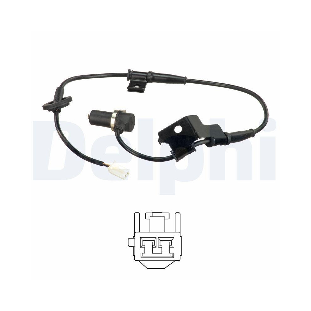 DELPHI SS20614 Sensor, Raddrehzahl f&uuml;r HYUNDAI, Hinterachse links