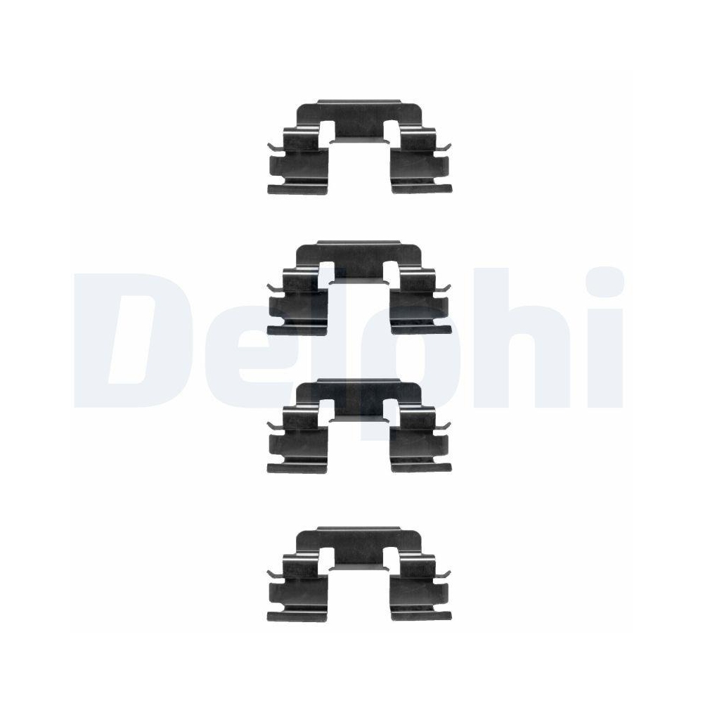 DELPHI LX0381 Zubeh&ouml;rsatz, Scheibenbremsbelag f&uuml;r LAND ROVER, Vorderachse