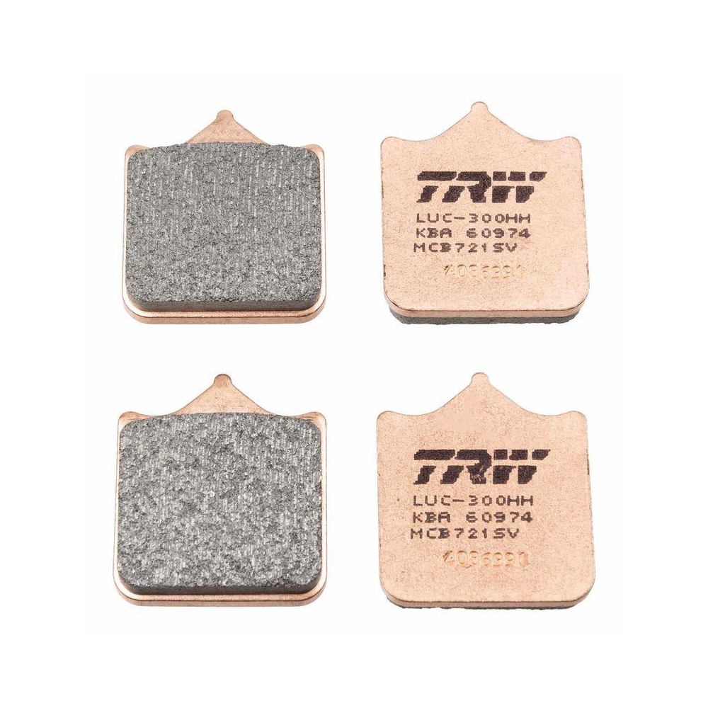 Bremsbelagsatz, Scheibenbremse TRW MCB721SV Sinter Street f&uuml;r, Vorderachse
