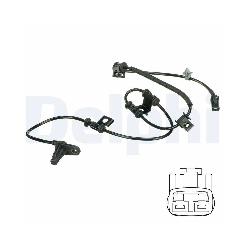 DELPHI SS20615 Sensor, Raddrehzahl f&uuml;r KIA, Vorderachse links