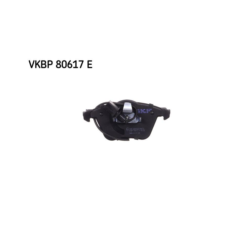 Bremsbelagsatz, Scheibenbremse SKF VKBP 80617 E f&uuml;r AUDI SEAT, Vorderachse