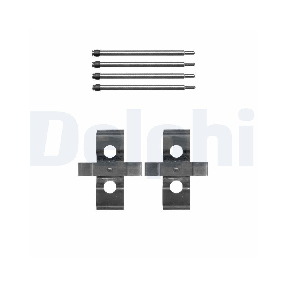 DELPHI LX0384 Zubeh&ouml;rsatz, Scheibenbremsbelag f&uuml;r MERCEDES-BENZ, Vorderachse