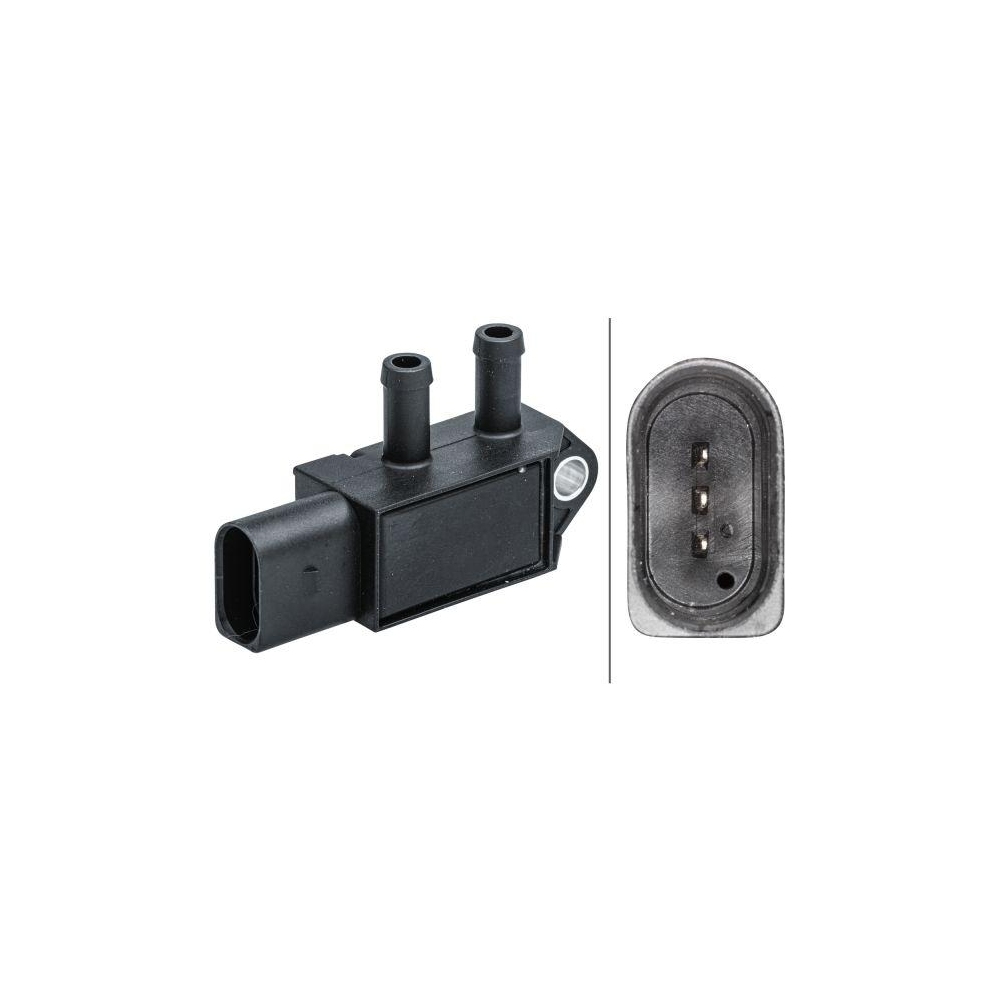 HELLA Sensor, Abgasdruck 6PP 009 409-631 f&uuml;r VW