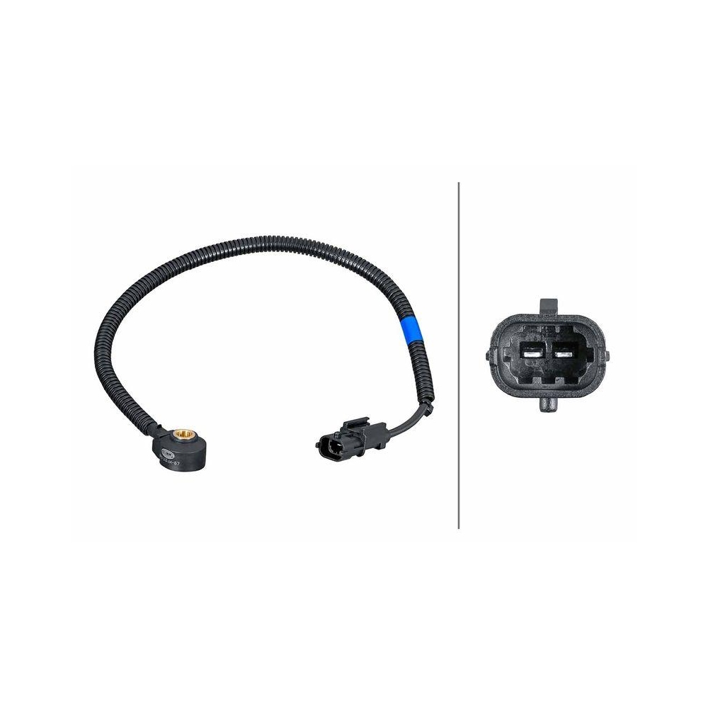 HELLA Klopfsensor 6PG 013 114-871 f&uuml;r HYUNDAI KIA, links